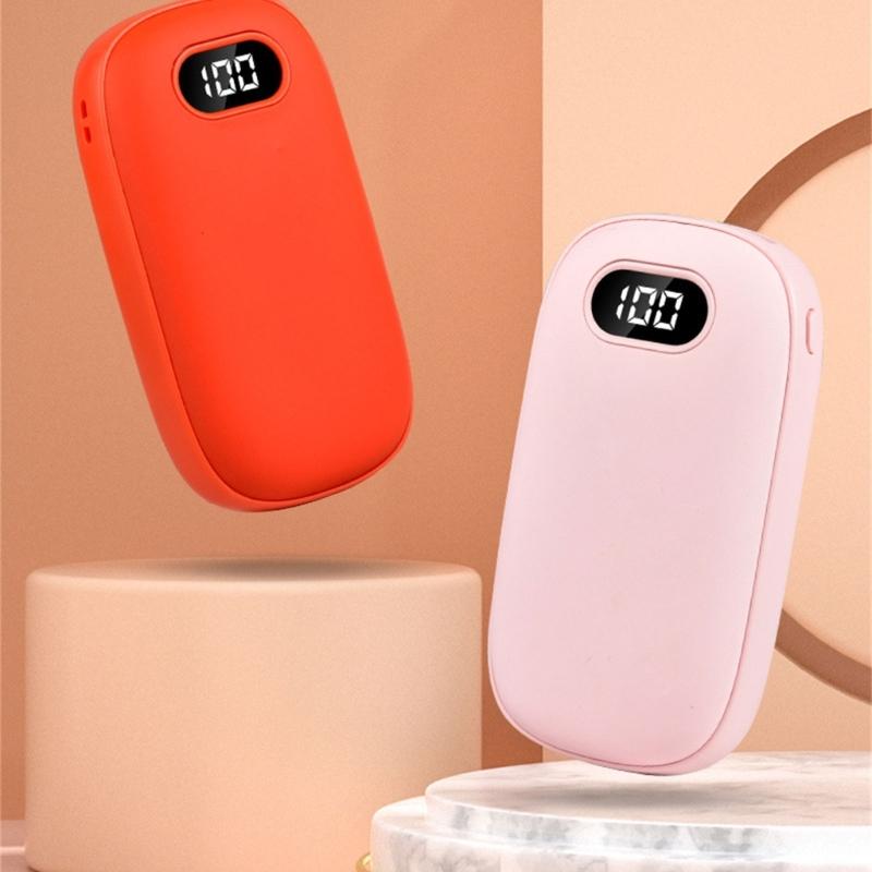 Pocket Sized Electric USB Hand Warmer Stay Warm in Cold Weather Power Banks Style and Convenience Heaters for Office Use