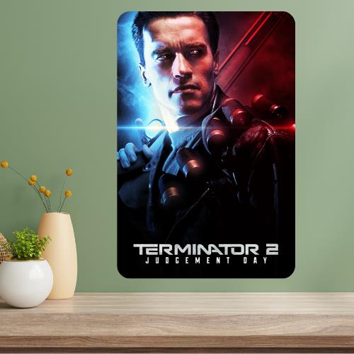 Terminator 2 Judgement Day Classic Movie Metal Poster Sign 20x30cm(7.8x11.8inch)