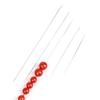 5Pcs/Set Open Curved Seed Beads Needle Collapsible Threading Pins  Necklace Making Supplies