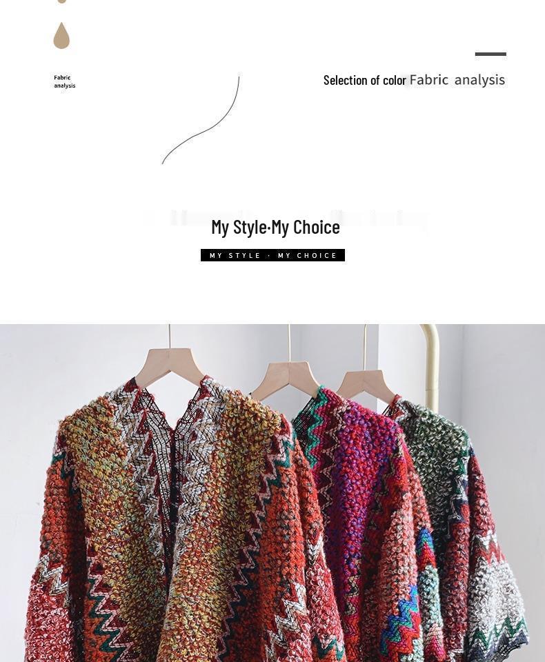 Ethnic Shawl and Cape for Tourism: Lijiang, Qinghai, Sichuan-Tibet Style