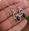 Solid 925 Sterling Silver Black Onyx Handmade Designer Earrings Women Gift Earring Silver Jewelry