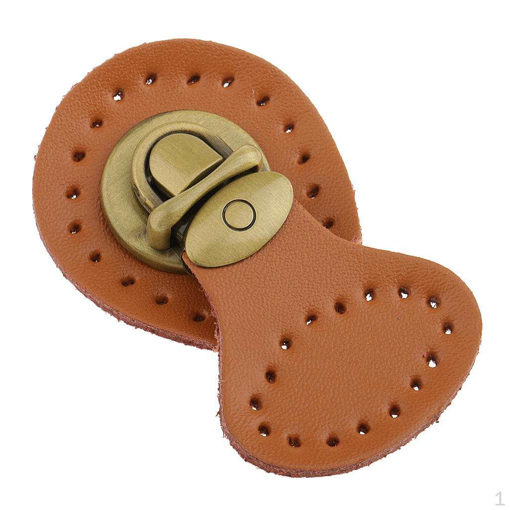 

Застежки для сумок, сменные застежки-пряжки для изготовления кошельков коричневый