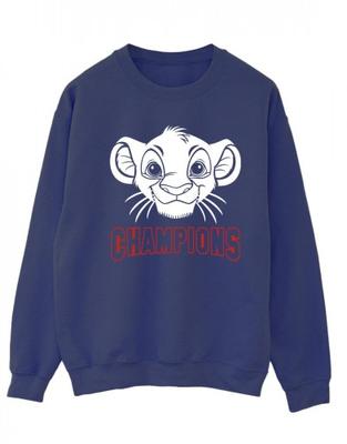 Womens/Ladies The Lion King Simba Face Champion Sweatshirt