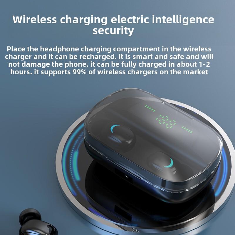 Sports Business Bluetooth Headset S In-ear TWS Digital Display