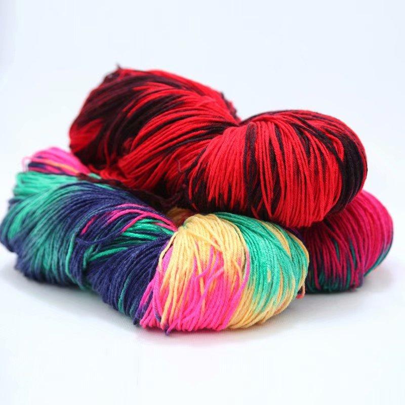 6PCS Soft Acrylic Yarn for Knitting and Crocheting Sweater,Scarf,Blanket,Carpet,Doll Cushion Threads,DIY Knit Crafts,4PLY