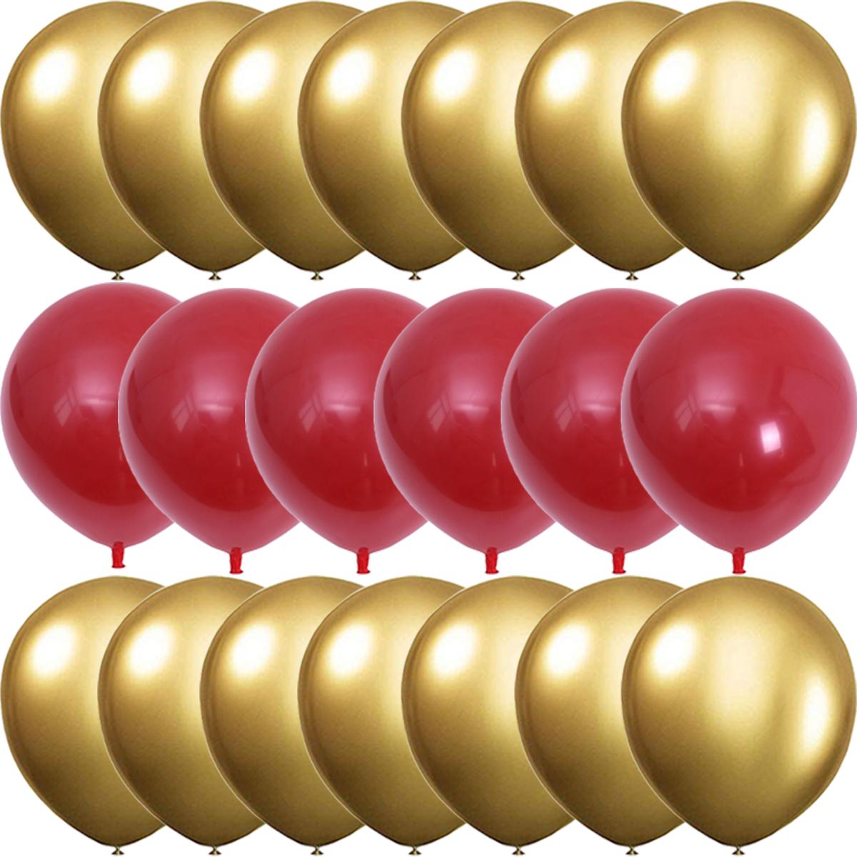 

40/20 шт 10 дюймов гранатово-красные латексные шары конфетти Свадебные шары День рождения Детский душ Домашний Новый год вечеринка Украшения 10inch