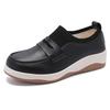Women's loafers Sneakers Height Increase Leather Platform Casual Thick Sole Elevator Shake Shoes
