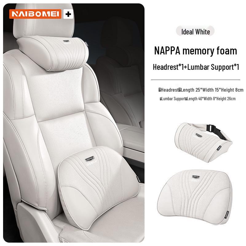 Neck & Lumbar Support Headrest for Geely Xingyue, Binyue, Emgrand, Borui, Geometry, and ICON Series Car Seats