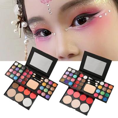 1 Set Practical Safe Non-flying Powder Makeup Box 39-color Eyeshadow Palette for Stage