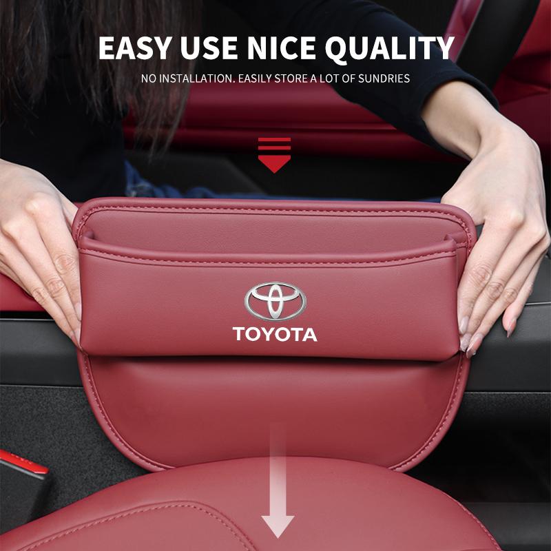 Car Seat Gap Organizer Storage Box Pocket Multifunction For Toyota Prius NHW20 ZVW30 ZVW40 ZVW50