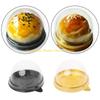 92MF 50g Runde Mondkuchen-Schalen Mondkuchen-Verpackungsbox Behälterhalter 50 Stück