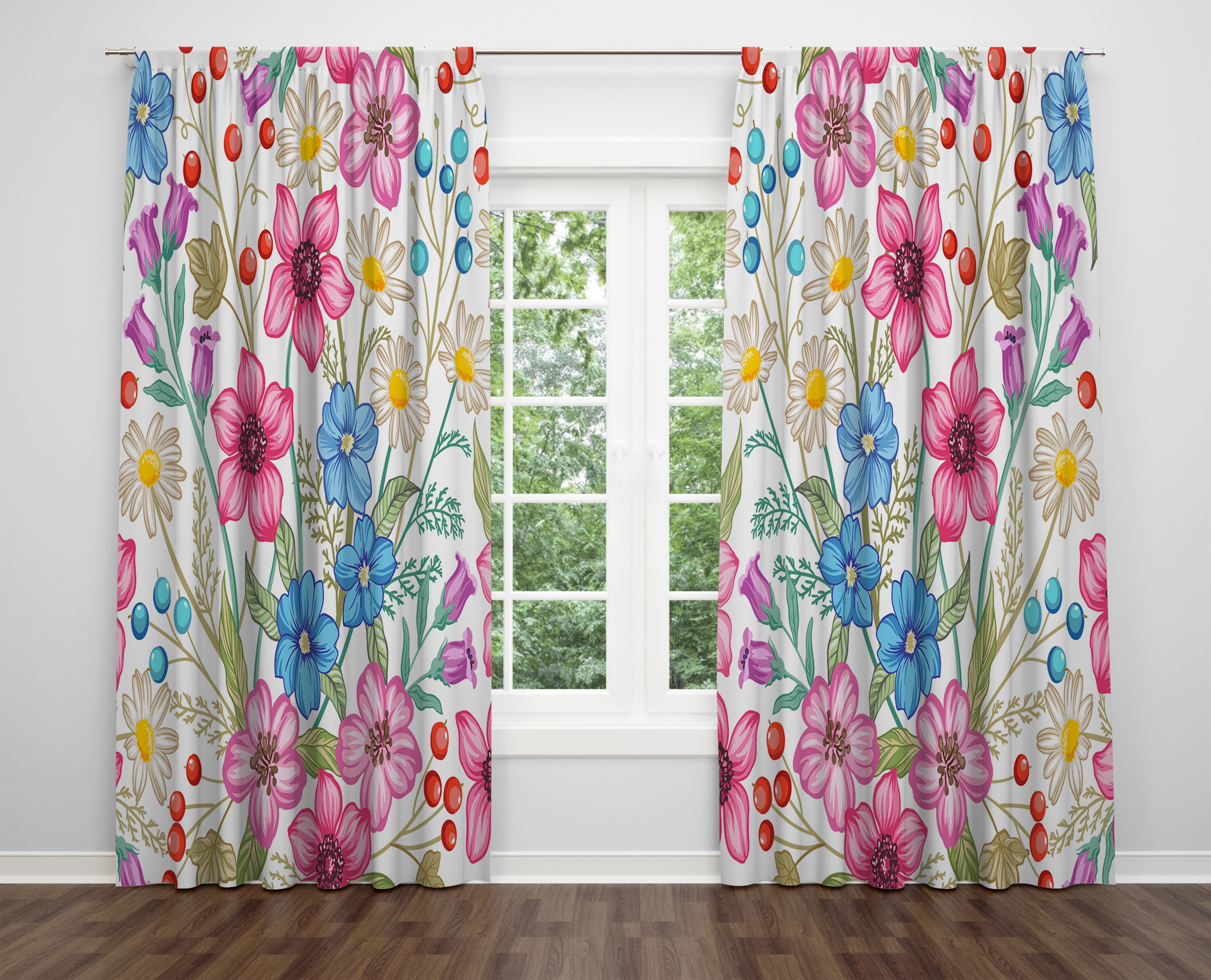 

Декоративний дизайн, високоякісна бавовняна тканина, ви можете вибрати одну або подвійну фіранку з крила 1 piece різнокольоровий