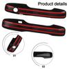 Car Exterior Upgrade Door Handle Frame Car Accessories Easy Tallation Prevent Scratches For Honda Vezel RV