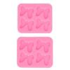 2pcs Multipurpose Silicone Fondant Mold Food Grade Silicone Chocolate Mold  For Chocolate Making