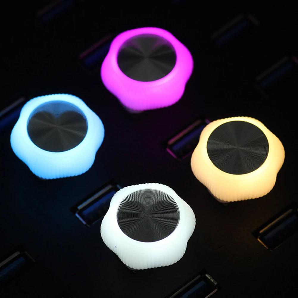 Car LED Lights 7 Colors Wireless Light for Car Plug and Play Flower Lamp for Automotive Interior Floor Dashboard Door Vehicle
