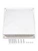 Duct Air Outlet Air Outlet Reliable Spring-less White Exterior Wall Exhaust Outlet Multifunction Rainproof New
