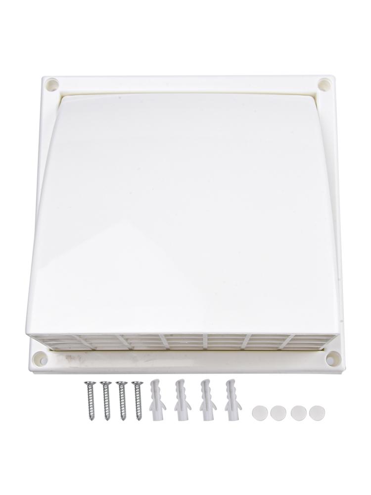 Duct Air Outlet Air Outlet Reliable Spring-less White Exterior Wall Exhaust Outlet Multifunction Rainproof New