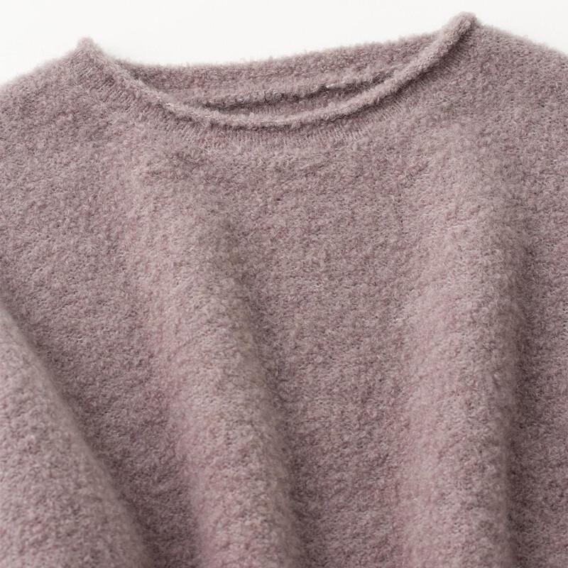 Snofur Women's Round Neck Loose Knit Sweater