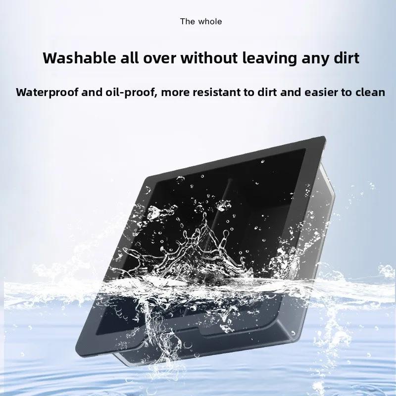 Car Sticker For Tesla Model 3 Highland Model Y Central Control Armrest Box Silicone Storage Front and Rear Storage Small Ice Box