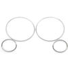 A65P-Car Speedometer Cover Bezel Trim Dashboard Gauge Ring Set For BMW E39 5 Series E38 7 Series E53 X5
