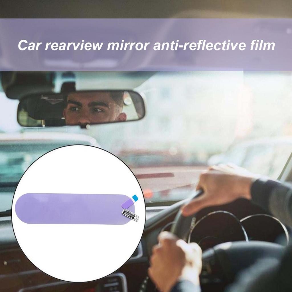 1ks Protiodlesková fólie na vnitřní zrcátko auta Zrcátko zpětné Protmlžící fólie Auto Noční ochrana proti oslnění při couvání Samolepka Příslušenství
