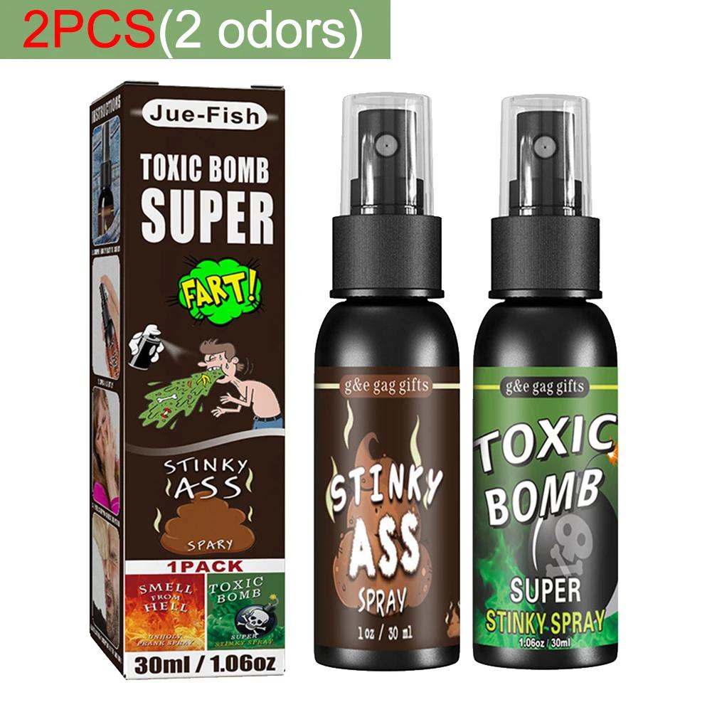 30ml Gaz Şakası Spreyi Şaka Plastik Sıvı Gaz Şakası Parti Malzemeleri Kötü Kokulu Gaz Yetişkinler Çocuklar İçin Toksik Olmayan Cadılar Bayramı Komik Oyuncaklar