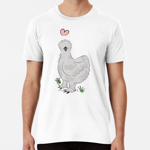 LOVE Gray Grey Silkie Chicken   S To 5XL Made In the AU/USA T-Shirt
