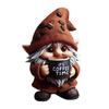 Resin Coffee Gnome Figurine Offee Bar Decor Kitchen Tabletop Handcrafted Sculpture Dwarf Christmas Gnome Collectible Statue