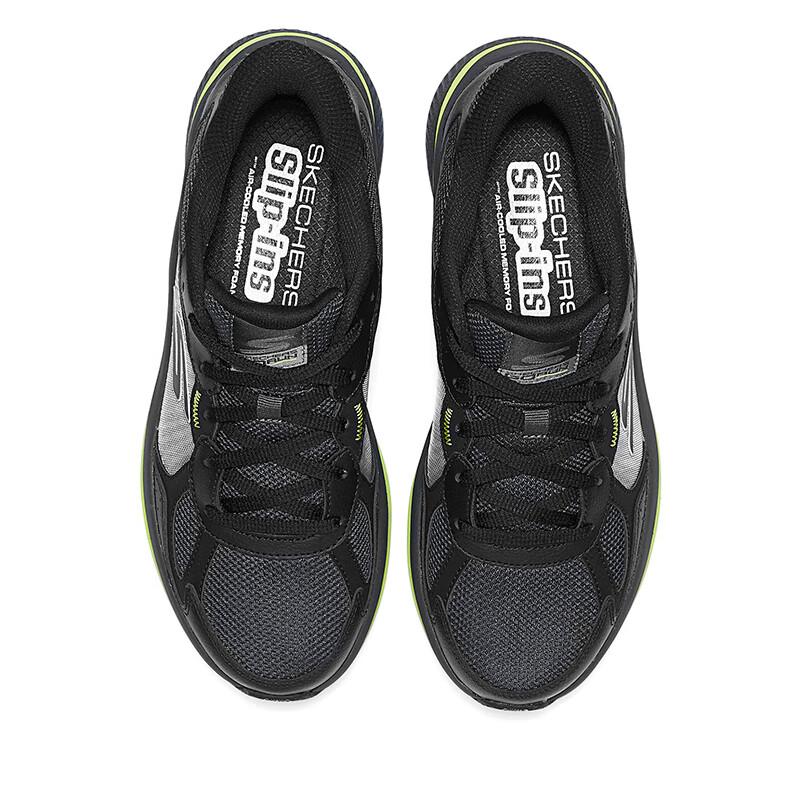 Skechers Mens Go Lightweight Cushioning Supportive Breathable Casual Running Shoes Men sneaker Black 220854-BKLM