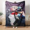 Dc Character Joker Harley Quinn Blanket Ultra-Soft Suitable for Picnics Office Chair Bedding Four Seasons Multipurpose Modern