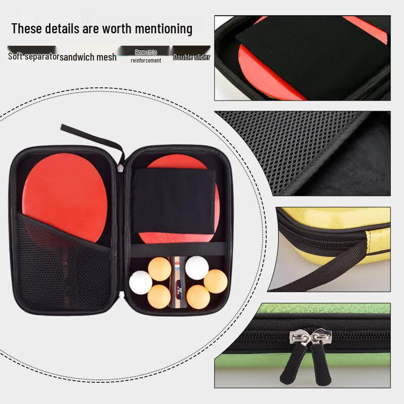 Hard Shell Double Table Tennis Racket Case
