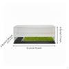 1:64 Car Display Case Clear Acrylic Miniature Grass Diorama Dust Protection for Collectors, Desk