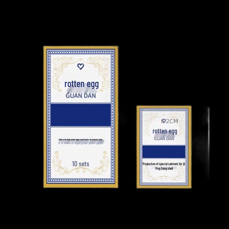 Guandan Playing Cards - Durable Blue Core, Large Print