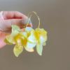 Personality Flower Earrings Irregular Flower Petals Pendant Earrings Jewelry Accessories