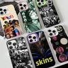 Skins Movie TV Phone Case Color Silver Shell For IPhone 17 16 15 14 13 12 11 Pro Max Plus