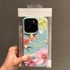 Pastoral Flower Pattern Phone Case For Iphone 17 16 Plus 13 Pro Max 11 15 12 14 17E 16E Transparent Full Camera Protection Cover