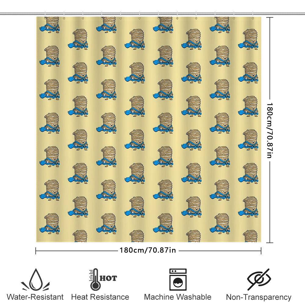 Shower Curtain Sets Waterproof Abstract Art Modern Geometric Pattern Bathroom Decor Fabric Liner Backdrop Washable Stylish Home