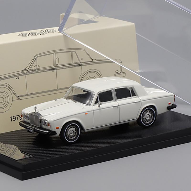 

GFCC 1:64 Rolls Royce Silver Shadow 1979 Alloy Car Diecasts & Toy Vehicles Car Model Miniature Scale Model Car For Children белый