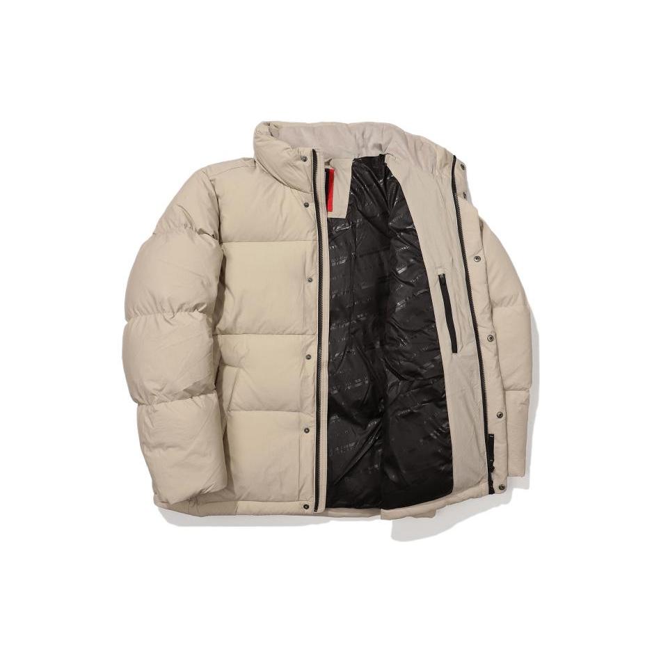 FILA Down Jackets Unisex Beige Stand Collar Moderate FS2DJE4101X-BEG
