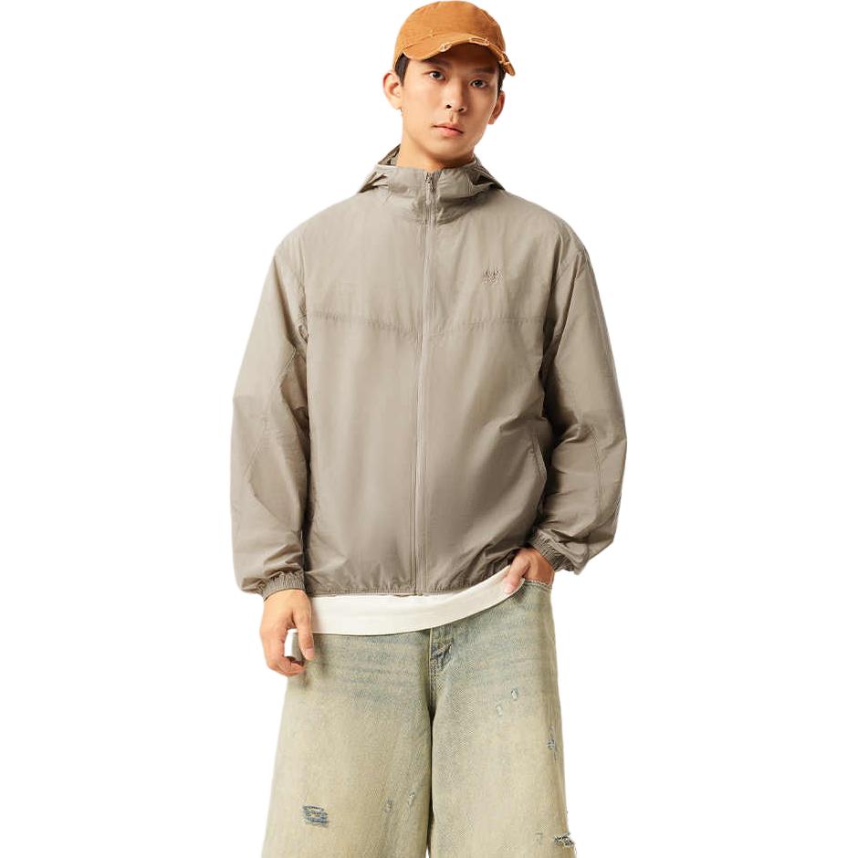 Li Ning Sports Trendy Collection Trench Coat Men's Stone Lotus Umber AFDV287-2