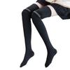 Plush Over Knee Long Socks Fleece-lined Thicken Knee Socks with Silicone Pad Anti Slip Thigh High Socks Winter Warm High Tube Stockings