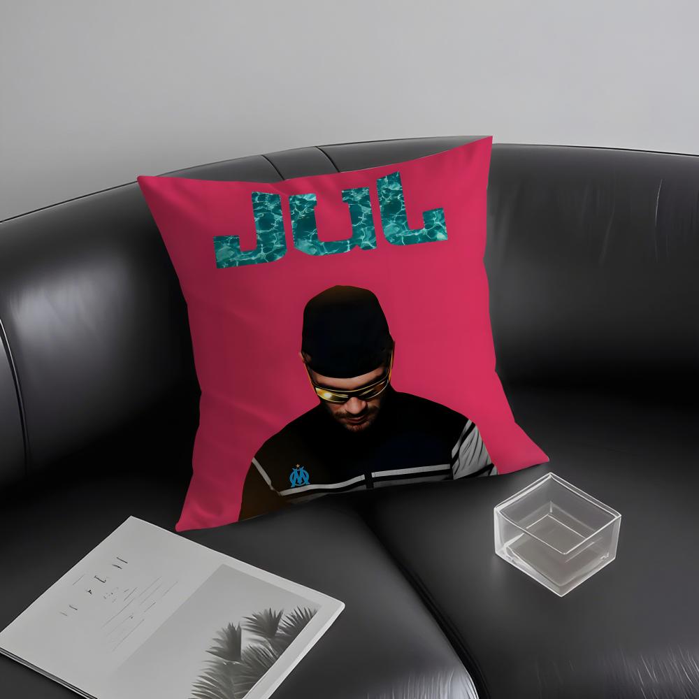 J-Jul Franchh Rapper Cushion Cover Pillowcase Ultra Soft Skin Friendly Fabric Cloud Like Comfort & Concealed Zipper