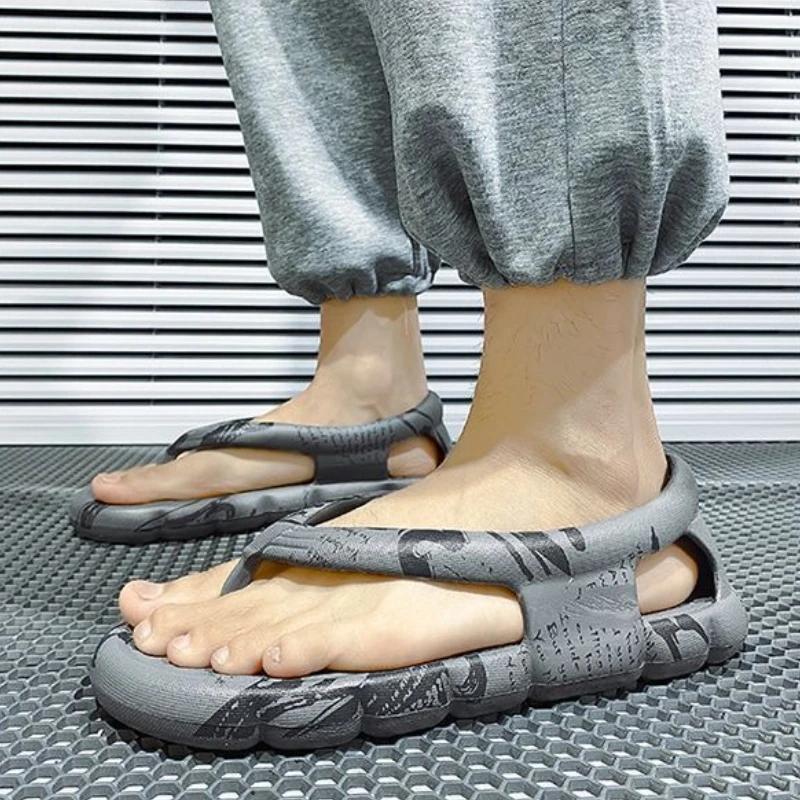 Fashion Flip Flops Male Shoe Rubber Flat In Welcome Deal Wholesale Eva Big Size Summer Sale Descount Pvc New Low Price 2025 Men's Sandal