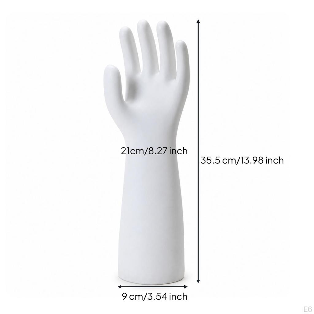 Mannequin Hand Matt Display für Einzelhändler, Fotografen, Foto-Requisite Schwarz Rechts