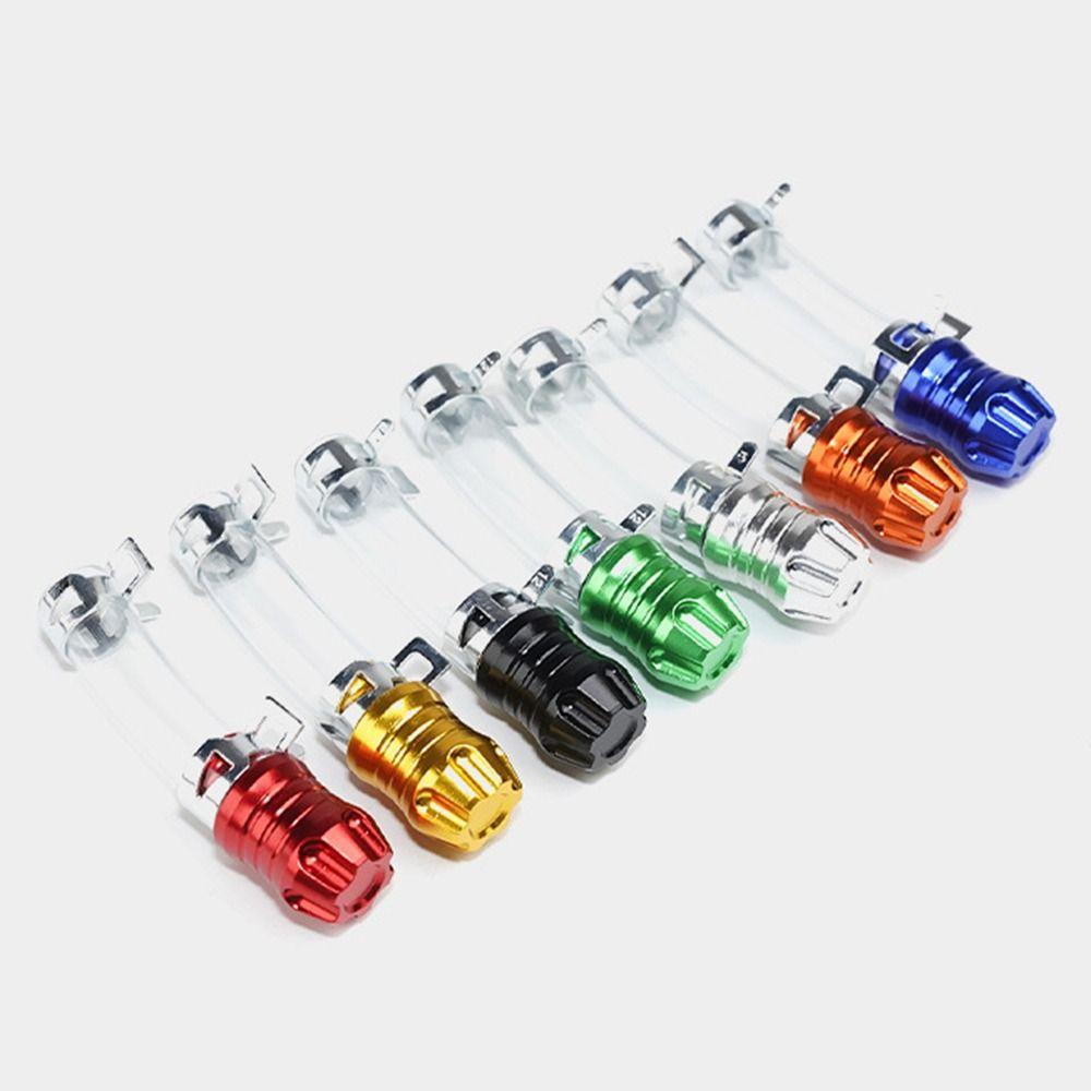 End Cap Air Filter Drain Tube CNC Aluminum Alloy Motorcycle Drain Tube Air Filter Maintenance