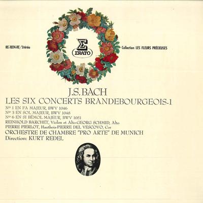 LP Record KURT REDELORCHESTRE DE CHAMBRE PR  J.s.bach Les Six Concerts Brandebou RE1024RE ERATO 1971 Japan Classical Used