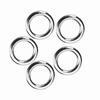5 Sizes 50Pcs set Stainless Steel Fishing Split Rings Lure Bait Connector Accessory
