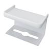Toilet Paper Holder Wall Mount Tissue Roll Storage Rack Aluminum Tissue Dispenser for Bathroom Washroom