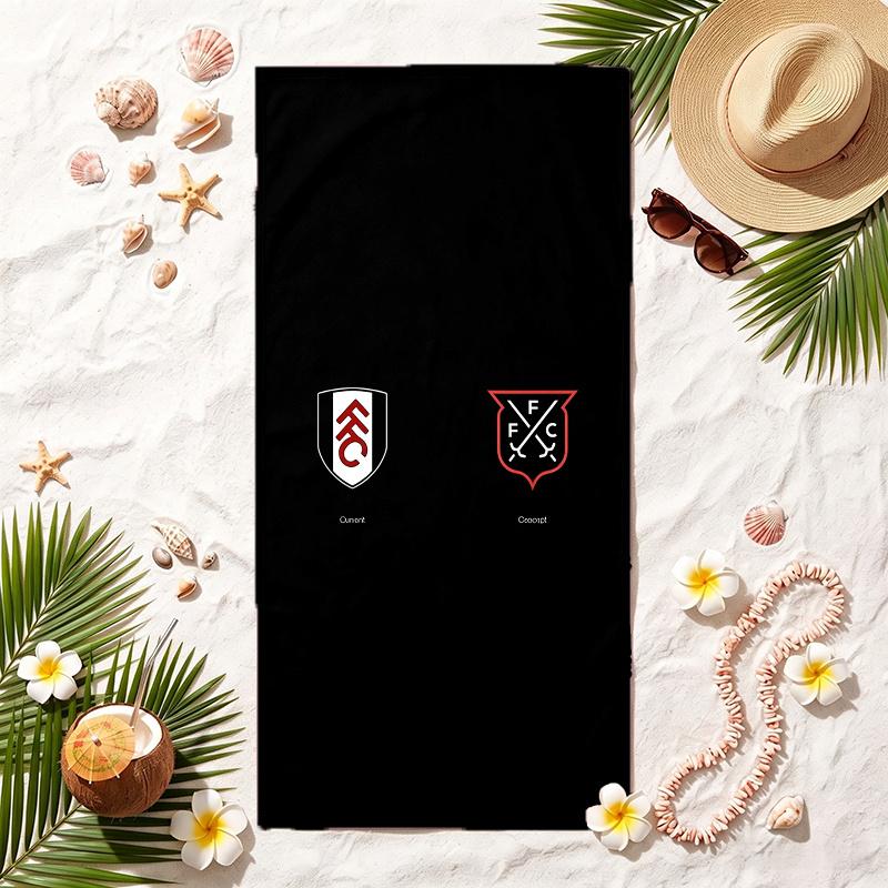 Fulham Fc (41) Soft Beach Towel Stylish Beach Pool Towel for Summer Seaside Vacation Travel