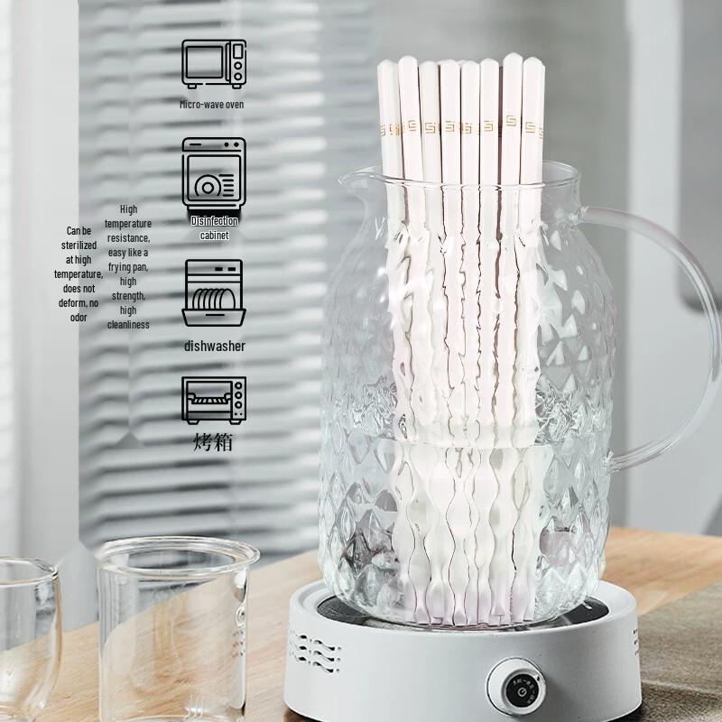 Bess Jingdezhen Ceramic Chopsticks Set
